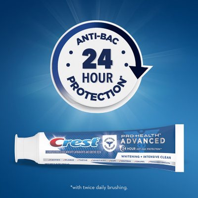 Crest Pro-Health Advanced Whitening + Intensive Clean Toothpaste, 5.8 Oz., 5 Pk.