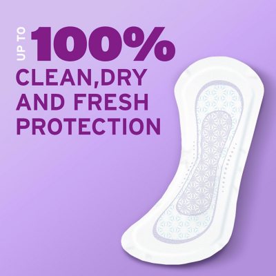 Poise Daily Incontinence Panty Liners, 2 Drop Very Light, 132 Ct.