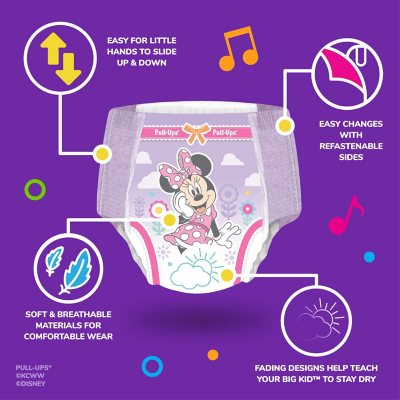 Huggies Pull-Ups Training Pants for Girls, Sizes 2T-6T
