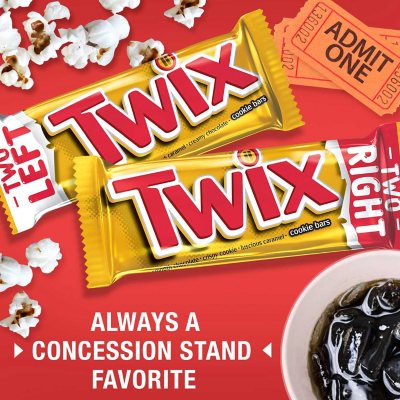 Twix Caramel Cookie Chocolate Candy Bars, Full Size, 1.79 Oz., 36 Pk.