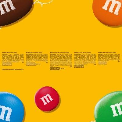 M&M'S Variety Pack Chocolate Candy, Full Size, 30 Pk.