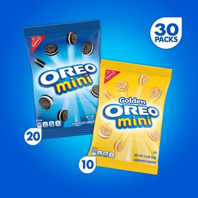 OREO Mini Mix Sandwich Cookies Variety Pack 1.5 Oz., 30 Pk.