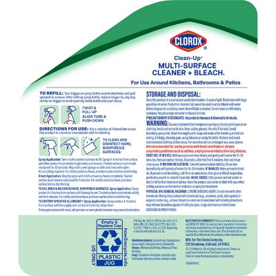 Clorox Clean-Up All-Purpose Cleaner + Bleach, Original Spray + Refill