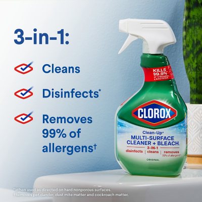 Clorox Clean-Up All-Purpose Cleaner + Bleach, Original Spray + Refill