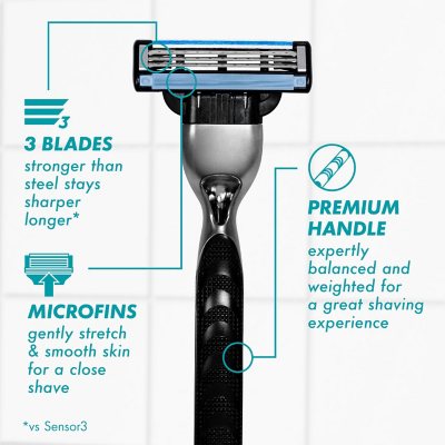 Gillette Mach3 Men'S Razor Cartridges, 20 Ct.