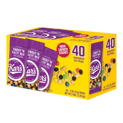 Kar'S Sweet 'N Salty Trail Mix, 2 Oz., 40 Pk.