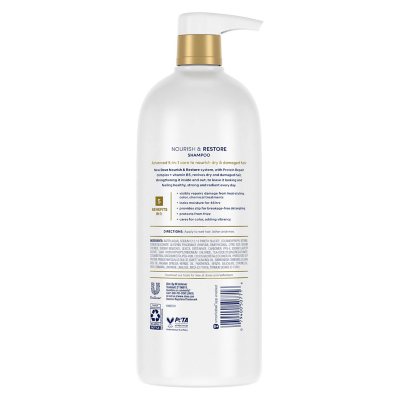 Dove Nourish & Restore 5-In-1 Shampoo, 33.8 Fl. Oz.