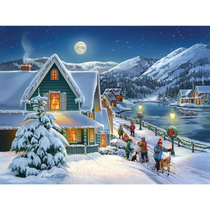 Sunsout Snow Moon 300 Pc Christmas Jigsaw Puzzle 36743