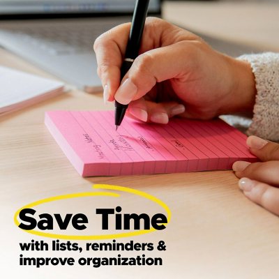 Post-It Super Sticky Pop-Up Notes, 3" X 3", Supernova Neons Collection, 16 Pack, 1,440 Total Sheets