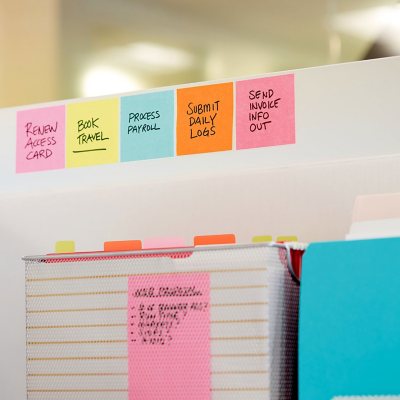 Post-It Super Sticky Pop-Up Notes, 3" X 3", Supernova Neons Collection, 16 Pack, 1,440 Total Sheets