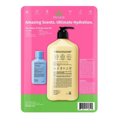 Hempz Hydrating Herbal Body Moisturizer Pack