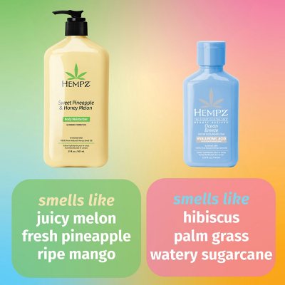 Hempz Hydrating Herbal Body Moisturizer Pack