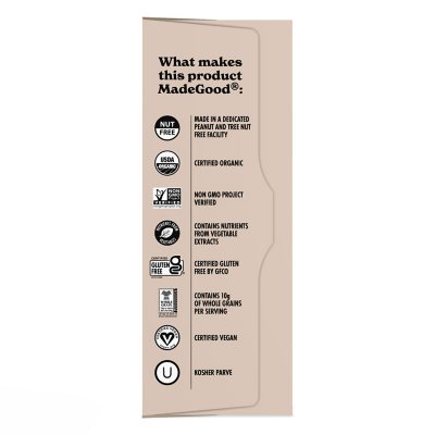 Madegood Chocolate Chip Bars, 0.85 Oz., 24 Pk.