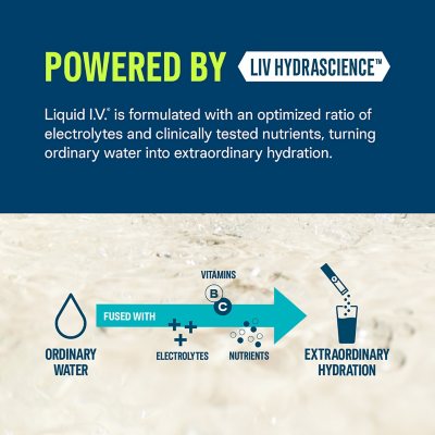 Liquid I.V. Hydration Multiplier Variety Pack, Lemon Lime & Passion Fruit, 30 Ct.