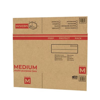 Pratt Medium Multi-Box, Move/Ship/Store, 20"L X 14"D X 18"H