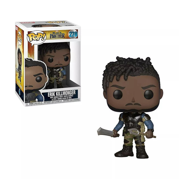 Funko Pop! Black Panther Erik Killmonger Vinyl Figure Bobble-Head #278 23350