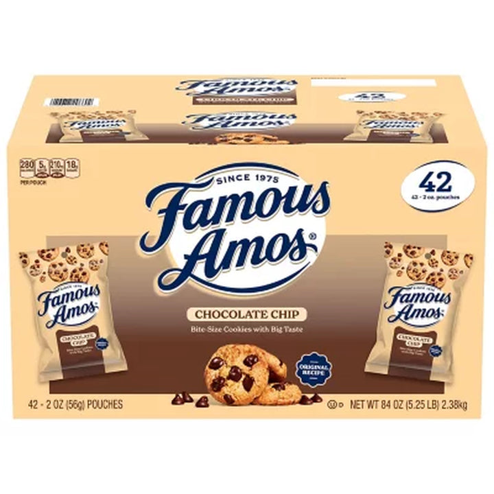 Famous Amos Chocolate Chip Cookies 2 Oz., 42 Ct.