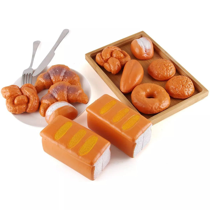 Link Ready! Set! Play!12 Piece Pretend Play Bread Food Playset