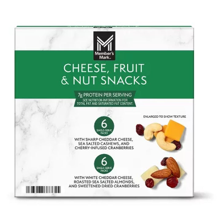 Member'S Mark Cheese, Fruit and Nut Snacks, 12 Pk.