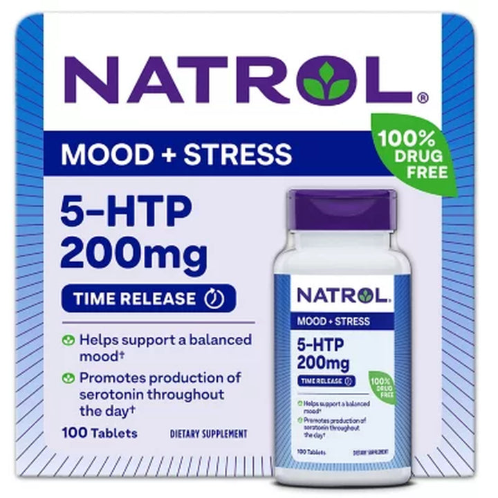 Natrol 5-HTP Time Release Tablets 100 Ct.