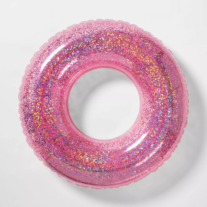 36" Inflatable Glitter Swim Tube - Sun Squad