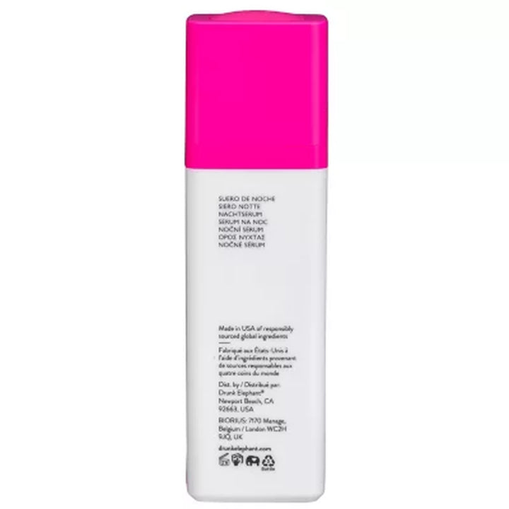 Drunk Elephant T.L.C. Framboos Glycolic Night Serum, 1 Oz.