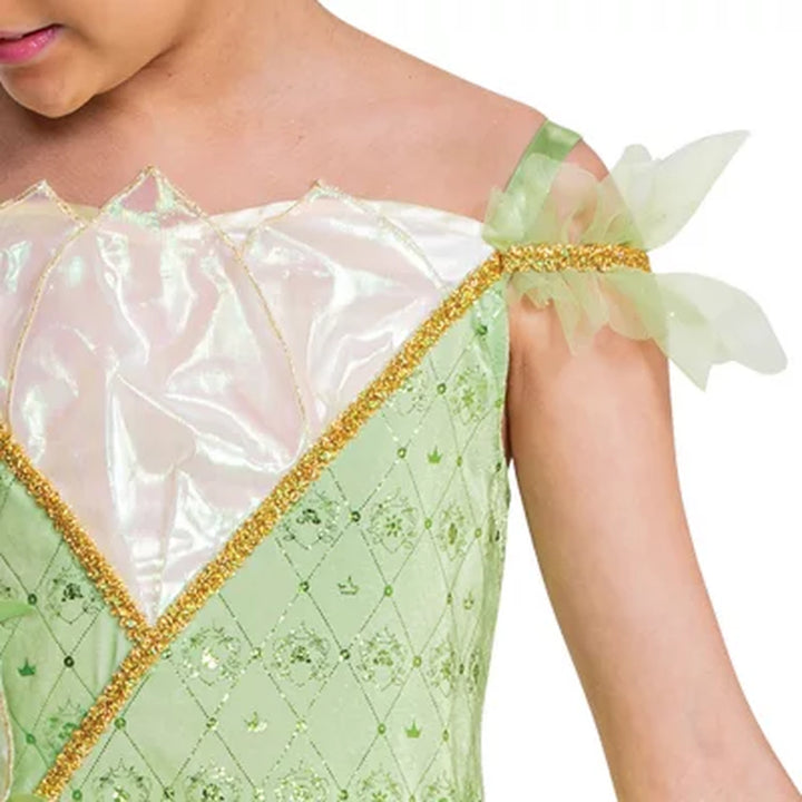 Disney Princess Tiana Kids Premium Costume Gown