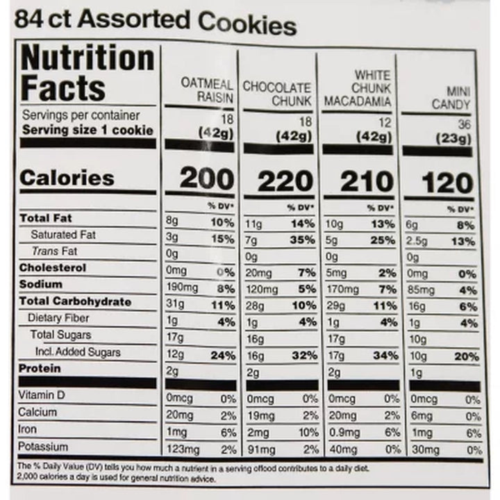 Member'S Mark Assorted Cookie Tray, 84 Ct.