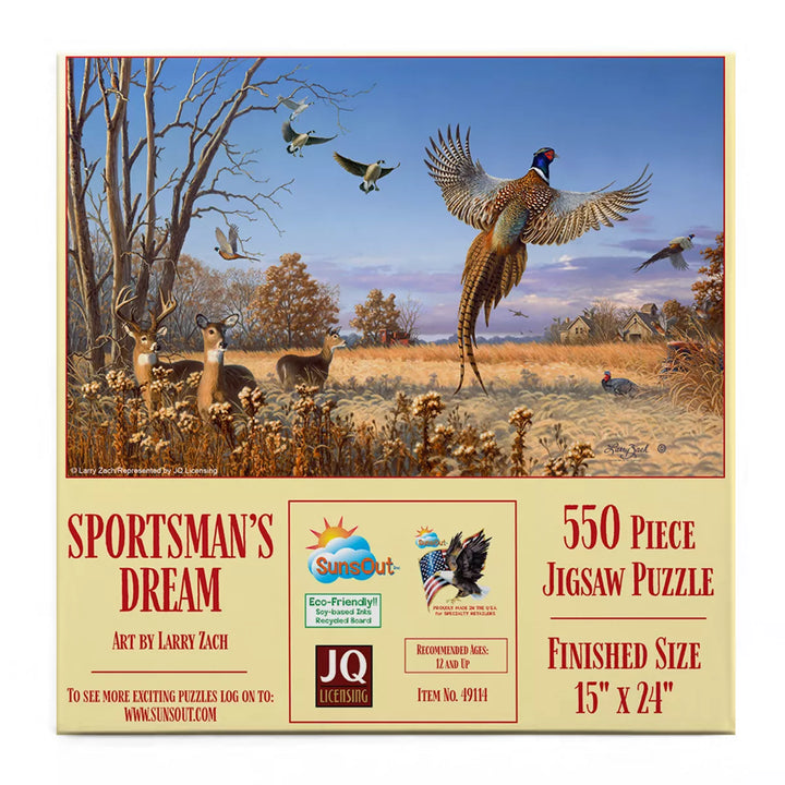 Sunsout Sportsman'S Dream 550 Pc Jigsaw Puzzle 49114