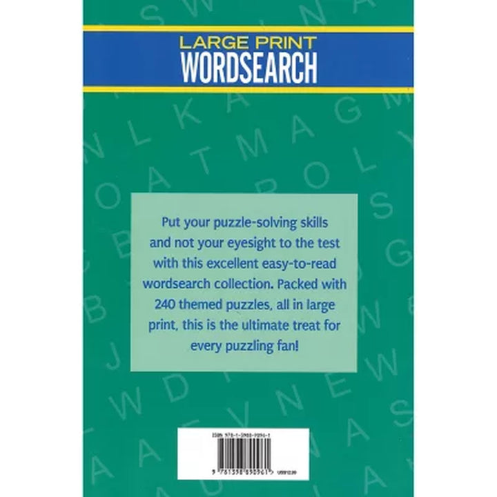 Large Print Wordsearch - 240 Puzzles