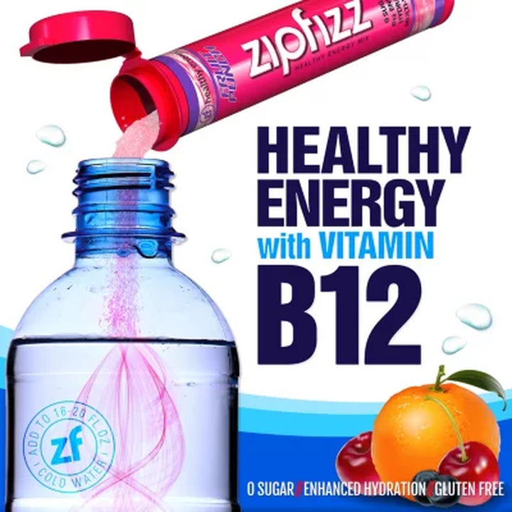 Zipfizz Energy Drink Mix, Fruit Punch 20 Ct.