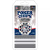 Masterpieces Casino Style 20 Piece 11.5 Gram Poker Chip Set NFL New England Patriots Silver Edition.