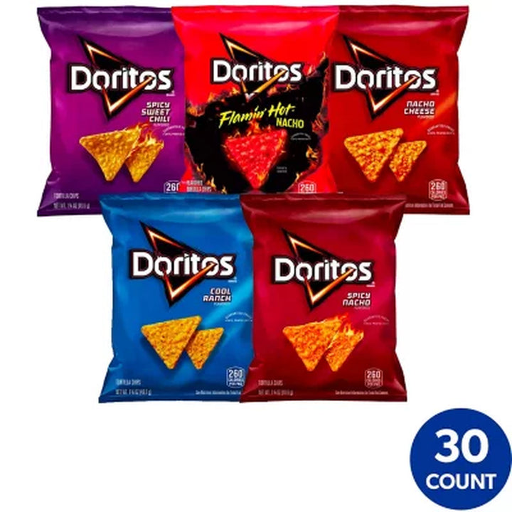Doritos Mix Variety Pack Tortilla Chips 30 Ct.
