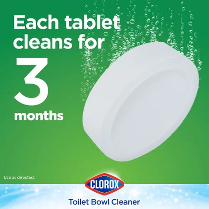 Clorox Ultra Clean Toilet Bowl Cleaner Tablets with Bleach 3.5 Oz. Tablets, 6 Ct.