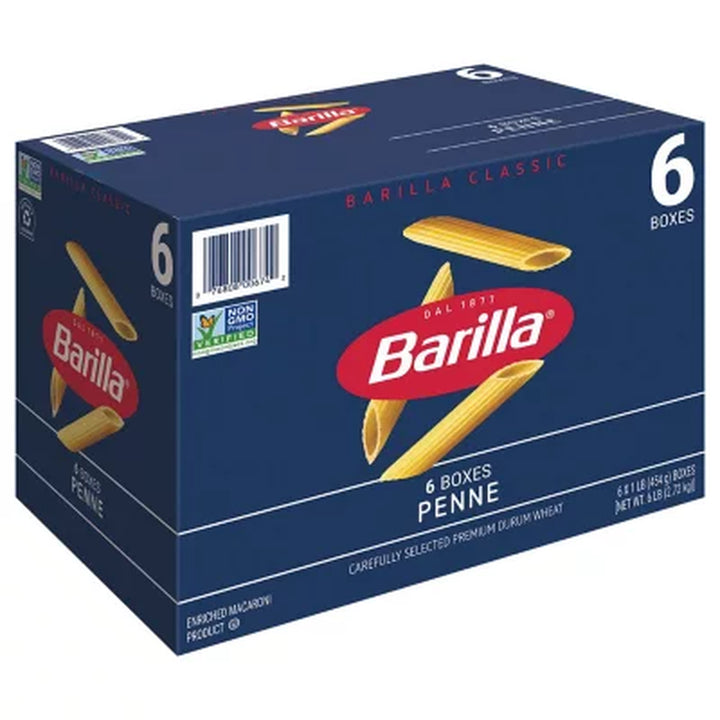 Barilla Classic Blue Box Pasta Penne 16 Oz., 6 Pk.