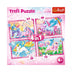 Trefl 4In1Unicorns and Magic Kids Jigsaw Puzzle - 207Pc: Educational Toy for Creativity, Animal Theme, Ages 4+