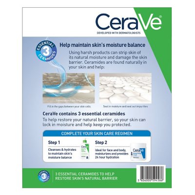 Cerave Hydrating Facial Cleanser, Normal to Dry Skin, 12 Fl. Oz., 2 Pk.