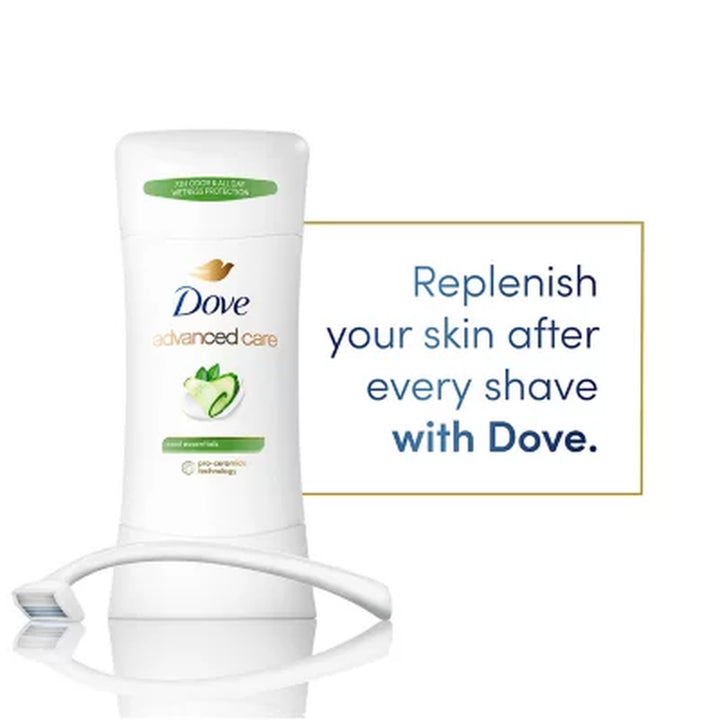 Dove Advanced Care Cool Essentials Deodorant, 2.6 Oz., 4 Pk.