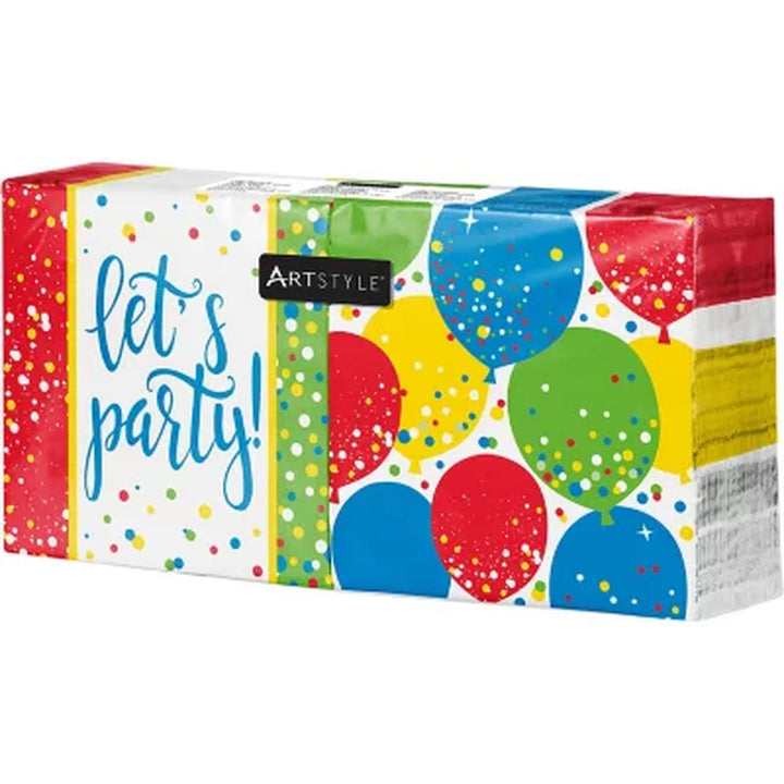 Artstyle Balloon Sparkles Birthday Paper Plates & Napkins Kit 285 Ct.