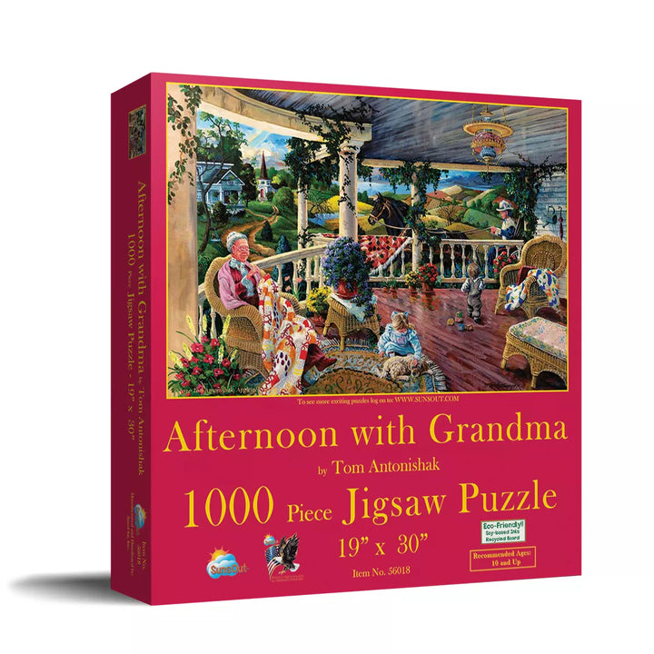 Sunsout Afternoon with Grandma 1000 Pc Mothers Day Jigsaw Puzzle 56018