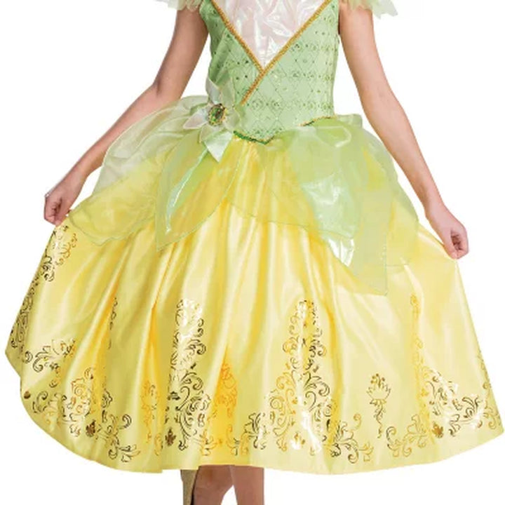 Disney Princess Tiana Kids Premium Costume Gown