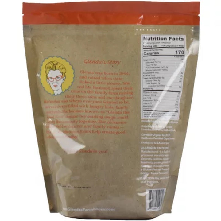 Glenda'S Farmhouse Organic Almonds 27 Oz.