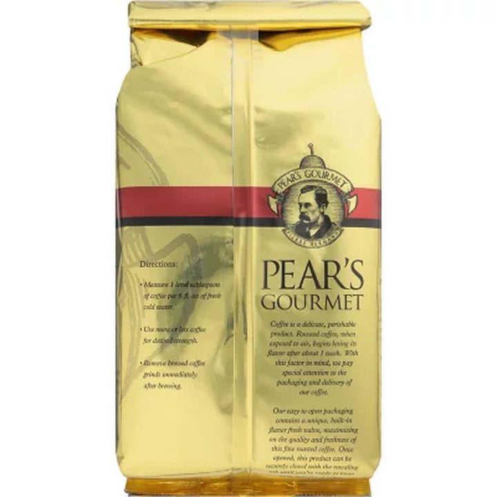 PEAR'S GOURMET Premium Ground Coffee, Colombia Supremo 32 Oz.