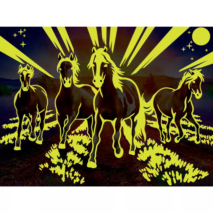 Masterpieces 300 Piece EZ Grip Jigsaw Puzzle - Wild Stallions - 18"X24".