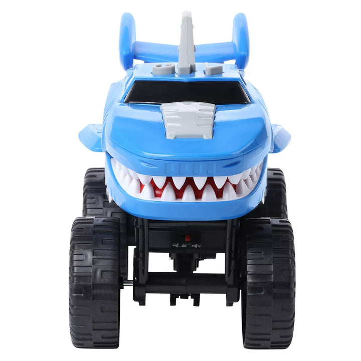 BUILD ME Powerful Chomper Monster Truck, Great Gift for Ages 3+, Blue