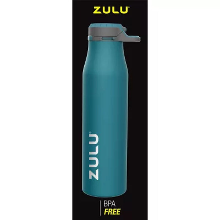 ZULU 26 Oz. Stainless Insulated Water Bottle, 2 Pack (Assorted Colors)
