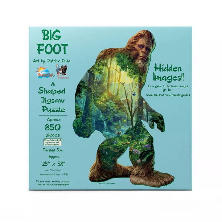 Sunsout Big Foot 850 Pc Special Shape Jigsaw Puzzle 95040