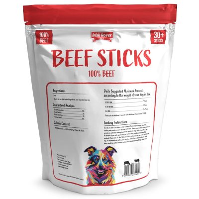 Irish Rover Beef Stick Dog Treats 35 Oz.