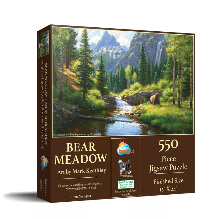 Sunsout Bear Meadow 550 Pc Jigsaw Puzzle 53119