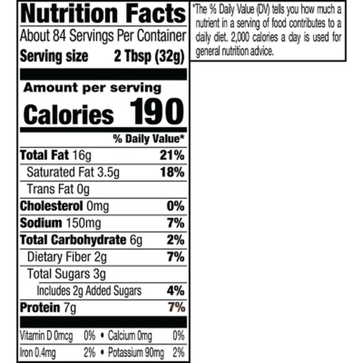 Skippy Natural Creamy Peanut Butter Spread, 48 Oz., 2 Pk.